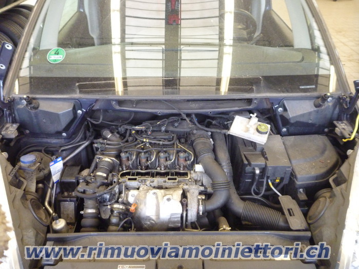 Rimuoviamo iniettori da Citroen C4 Picasso con
                il motore 2.0 HDi 16V