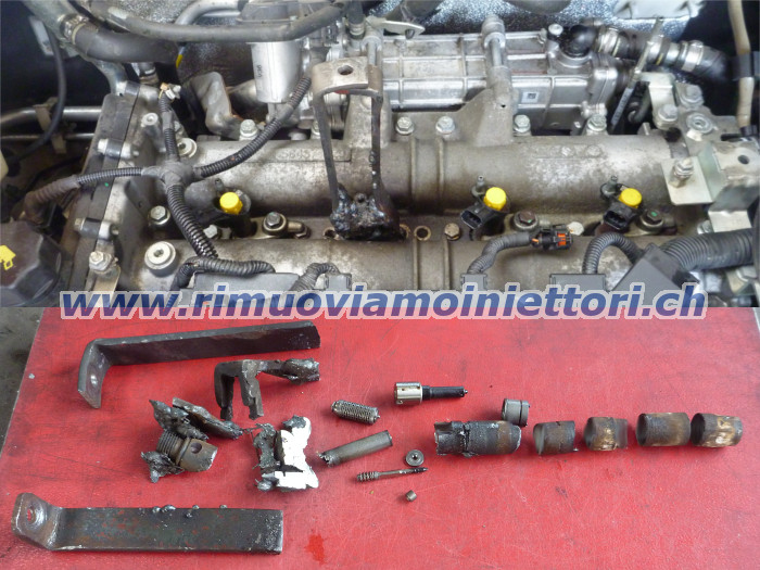 Estrare saldato iniettore da Jumper / Ducato /
                Boxer 2011-2014 con il motore 3.0 HDi Euro 5